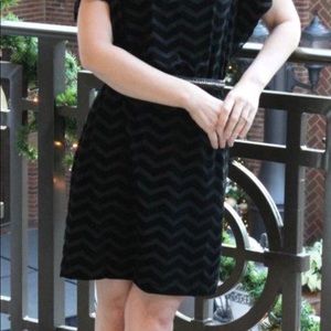White House Black Mkt chevron dress